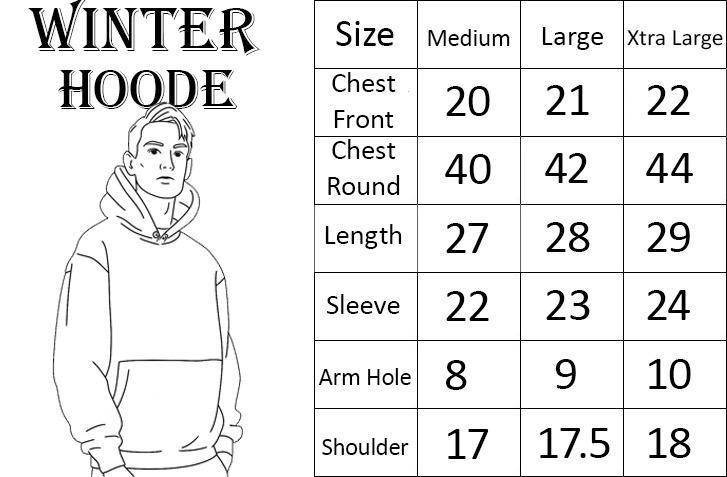 Classic Winter Fleece Hoodie – Ultimate Warmth & Comfort