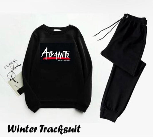 Men's Fleece Sweatshirt Track Suit - 2 Pcs Set