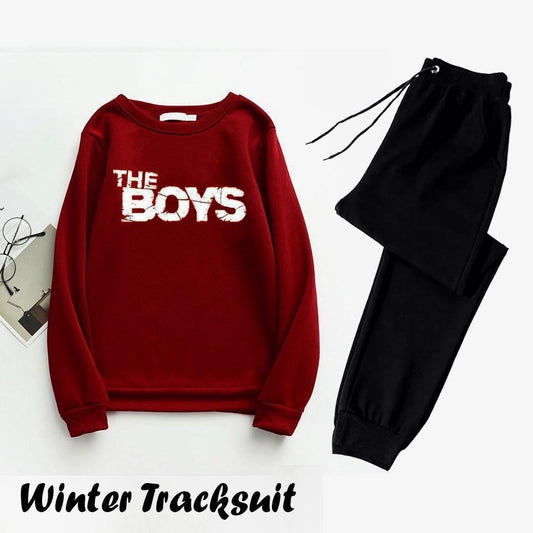 Men's Fleece Sweatshirt Track Suit - 2 Pcs Set