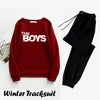 Men's Fleece Sweatshirt Track Suit - 2 Pcs Set