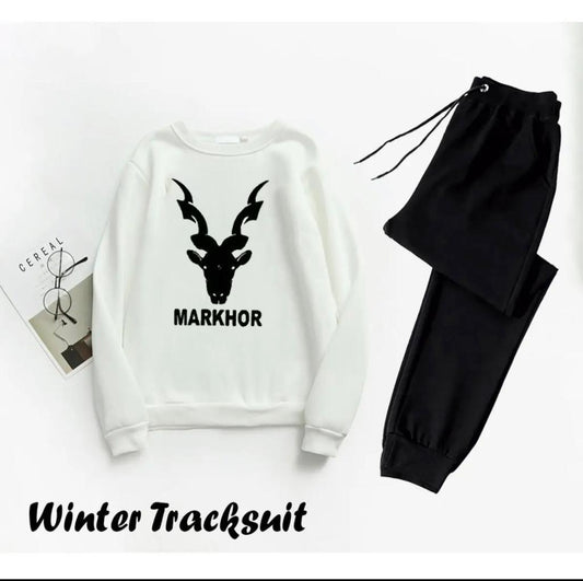 Men's Fleece Sweatshirt Track Suit - 2 Pcs Set