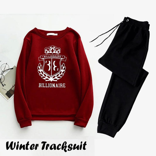Men's Fleece Sweatshirt Track Suit - 2 Pcs Set
