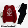 Men's Fleece Sweatshirt Track Suit - 2 Pcs Set