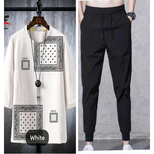 Men's Printed Micro Track Suit - 2 Pcs Set