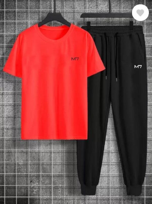 Unisex Printed Polyester Track Suit - 2 Pcs] M7