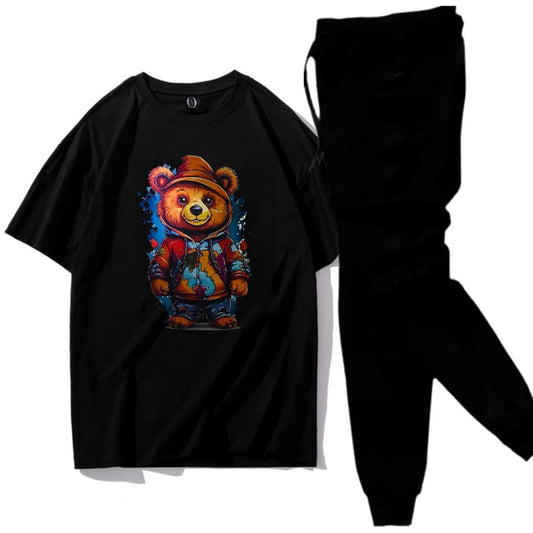 Men's Printed Micro Track Suit - 2 Pcs Set