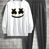Men's Fleece Sweatshirt Track Suit - 2 Pcs Set