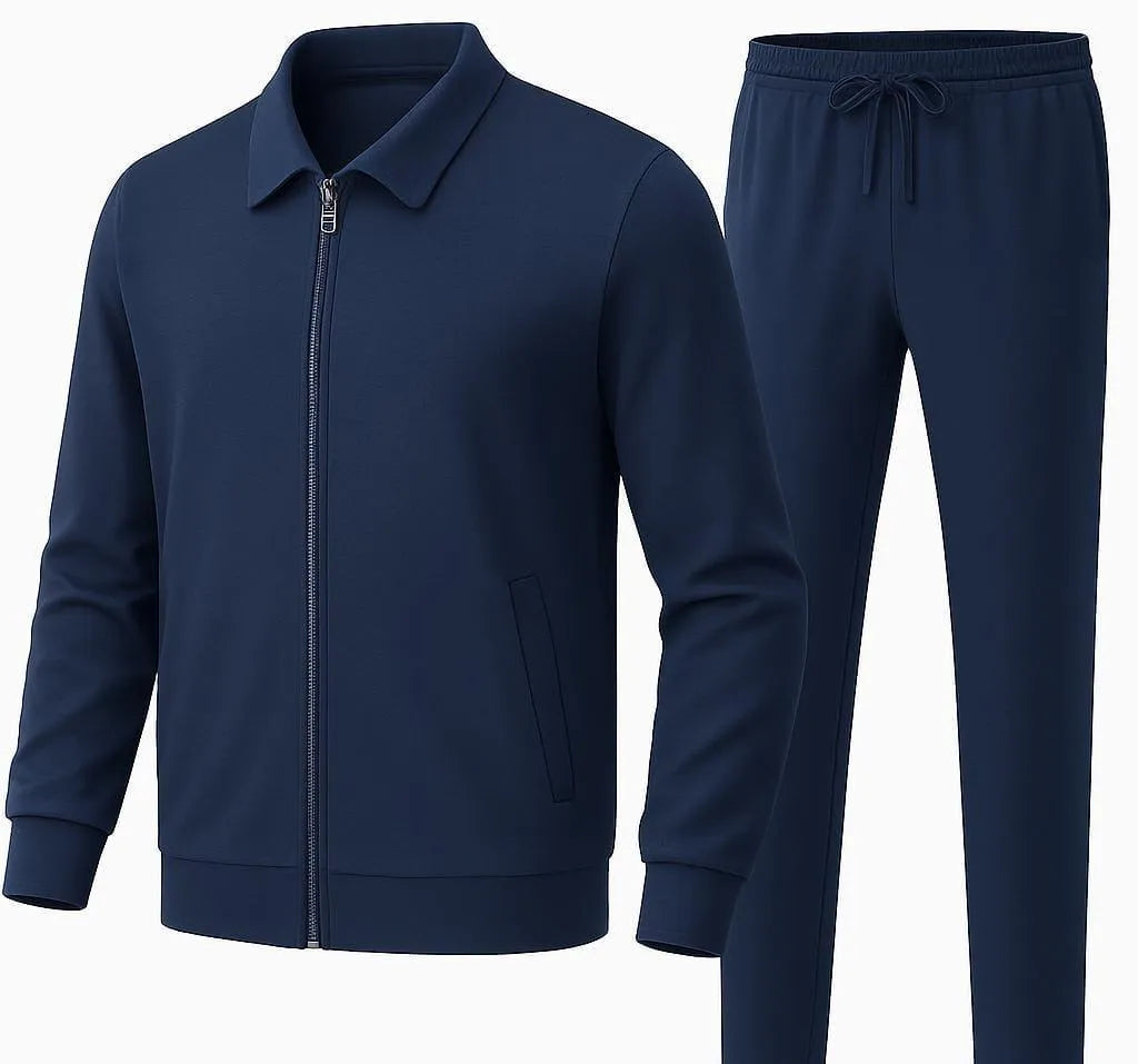 Men's Fleece Sweatshirt Track Suit - 2 Pcs Set