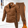 Men's Fleece Sweatshirt Track Suit - 2 Pcs Set