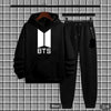 Men's Fleece Printed Hoodie Tracksuits