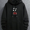 1 Pc Men's Fleece Printed Hoodie