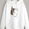 1 Pc Men's Fleece Printed Hoodie