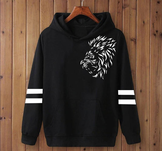 1 Pc Men's Fleece Printed Hoodie