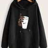 1 Pc Men's Fleece Printed Hoodie