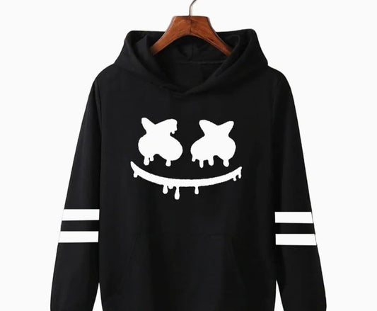 1 Pc Men's Fleece Printed Hoodie