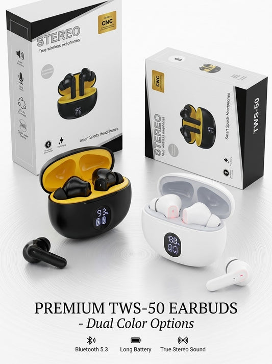 Premium Stereo Wireless Earbuds