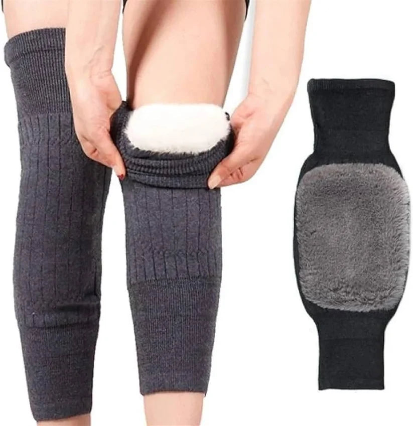 2 Pcs Wool Knee Warmers For mens & Womens