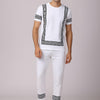 2 Pcs Men's Micro Interlock Printed Track Suit