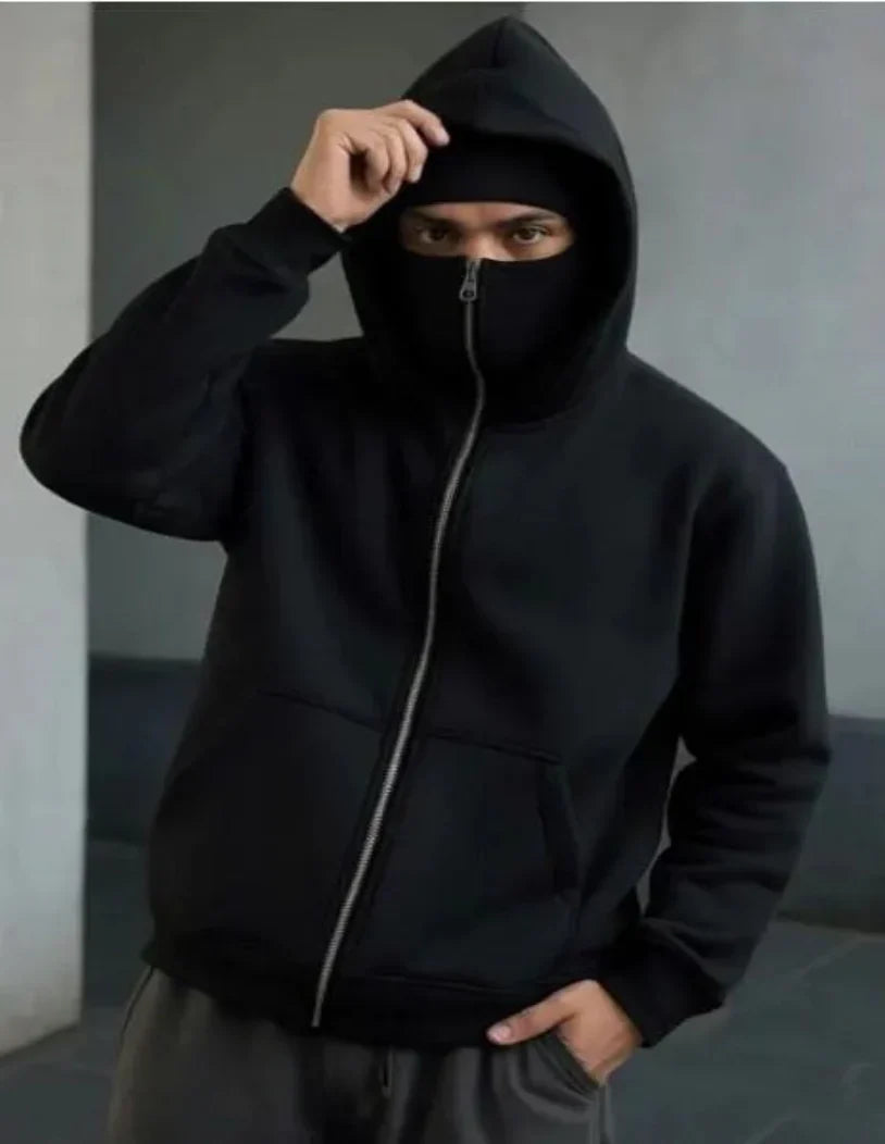 Premium Quality NInja Style Zipper Hoodie ( TRENDING HOODIE)