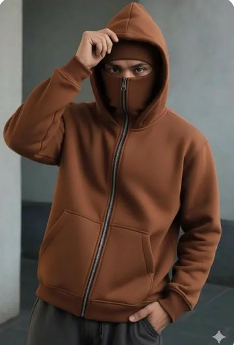 Premium Quality NInja Style Zipper Hoodie ( TRENDING HOODIE)