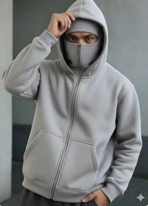 Premium Quality NInja Style Zipper Hoodie ( TRENDING HOODIE)