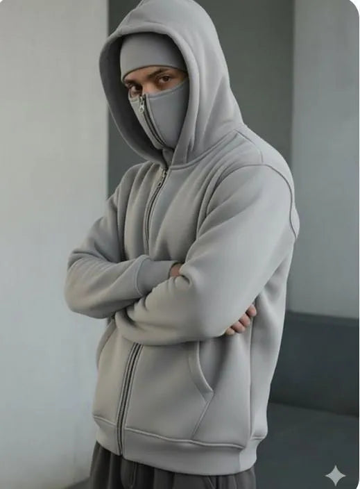 Premium Quality NInja Style Zipper Hoodie ( TRENDING HOODIE)