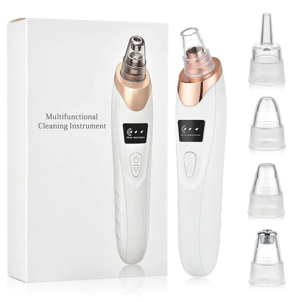 5-in-1 Rechargeable Blackhead Remover & Face Vacuum Derma Suction