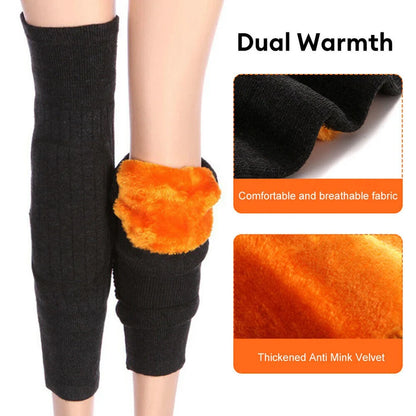 2 Pcs Wool Knee Warmers For mens & Womens